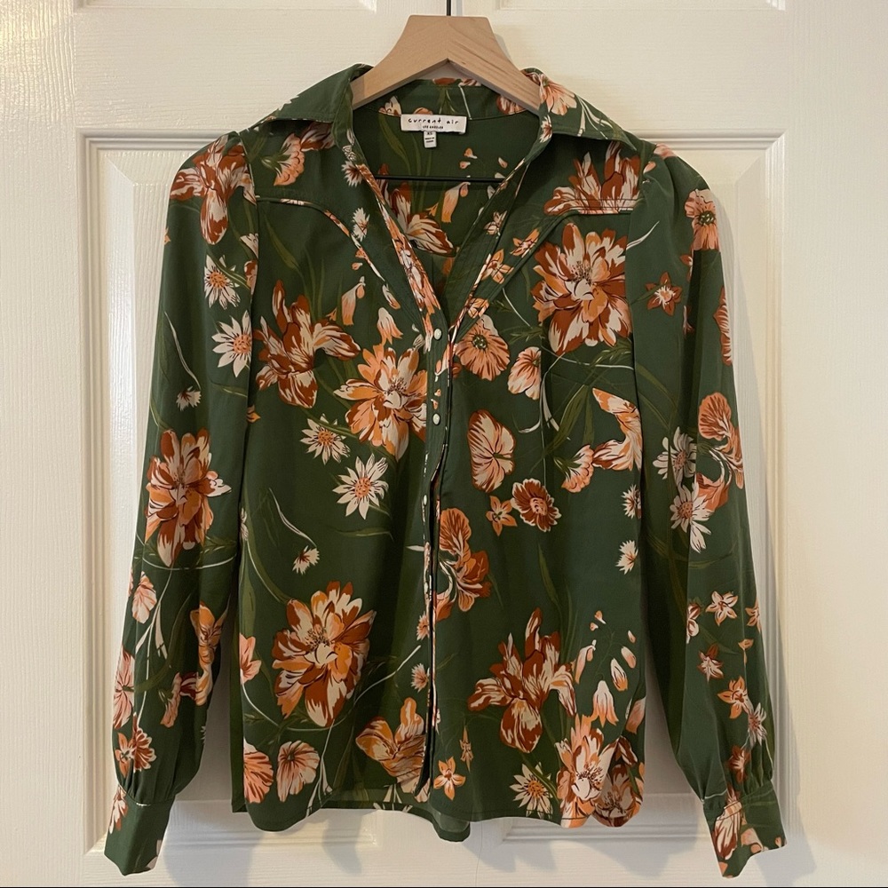 FLORAL BLOUSE WESTERN STYLE